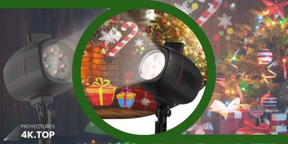 Proyector de Luces Navideñas para Exterior
