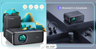 Proyector 4K WiFi Bluetooth 28000 Lúmenes: ¿Es el mejor proyector Full HD 1080P de 2025?