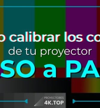 Calibrar colores proyector