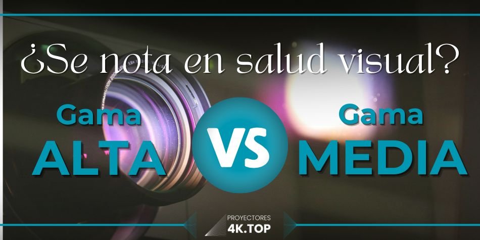 Proyector gama alta vs gama media