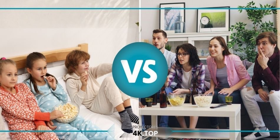 Proyectores para Niños vs Adultos